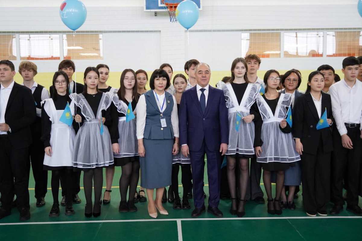 БҚО-ның Ақсай қаласында жаңа мектеп пайдалануға берілді