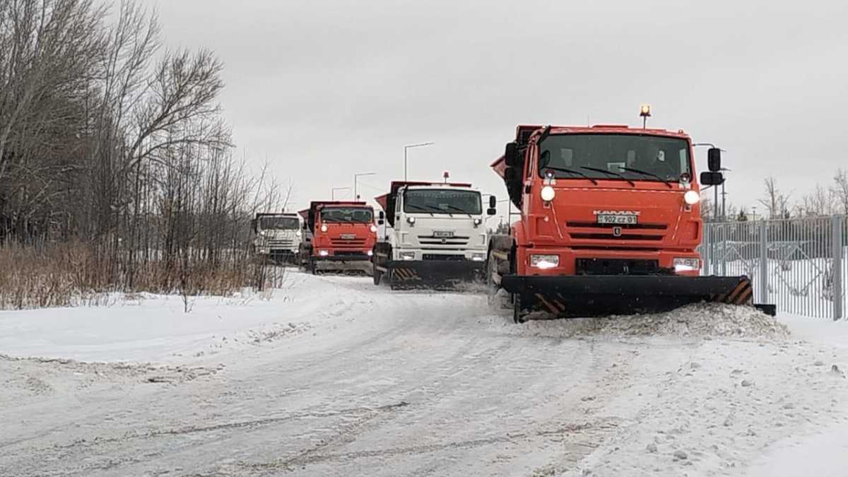 Астанада қыс мезгілі басталғалы 1 млн текше метрден астам қар шығарылды
