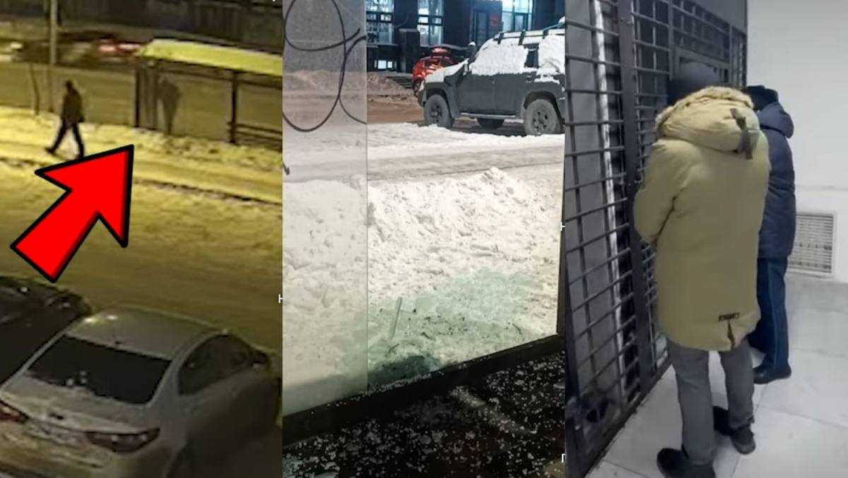 Астанада автобус аялдамасын бүлдірген азамат ұсталды