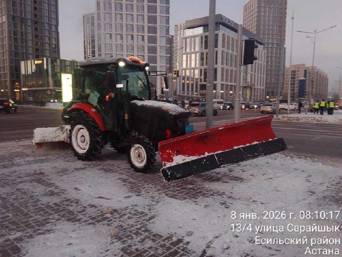 Астанада қар күреу жұмысына 3 мыңнан астам жол жұмысшысы жұмылдырылды