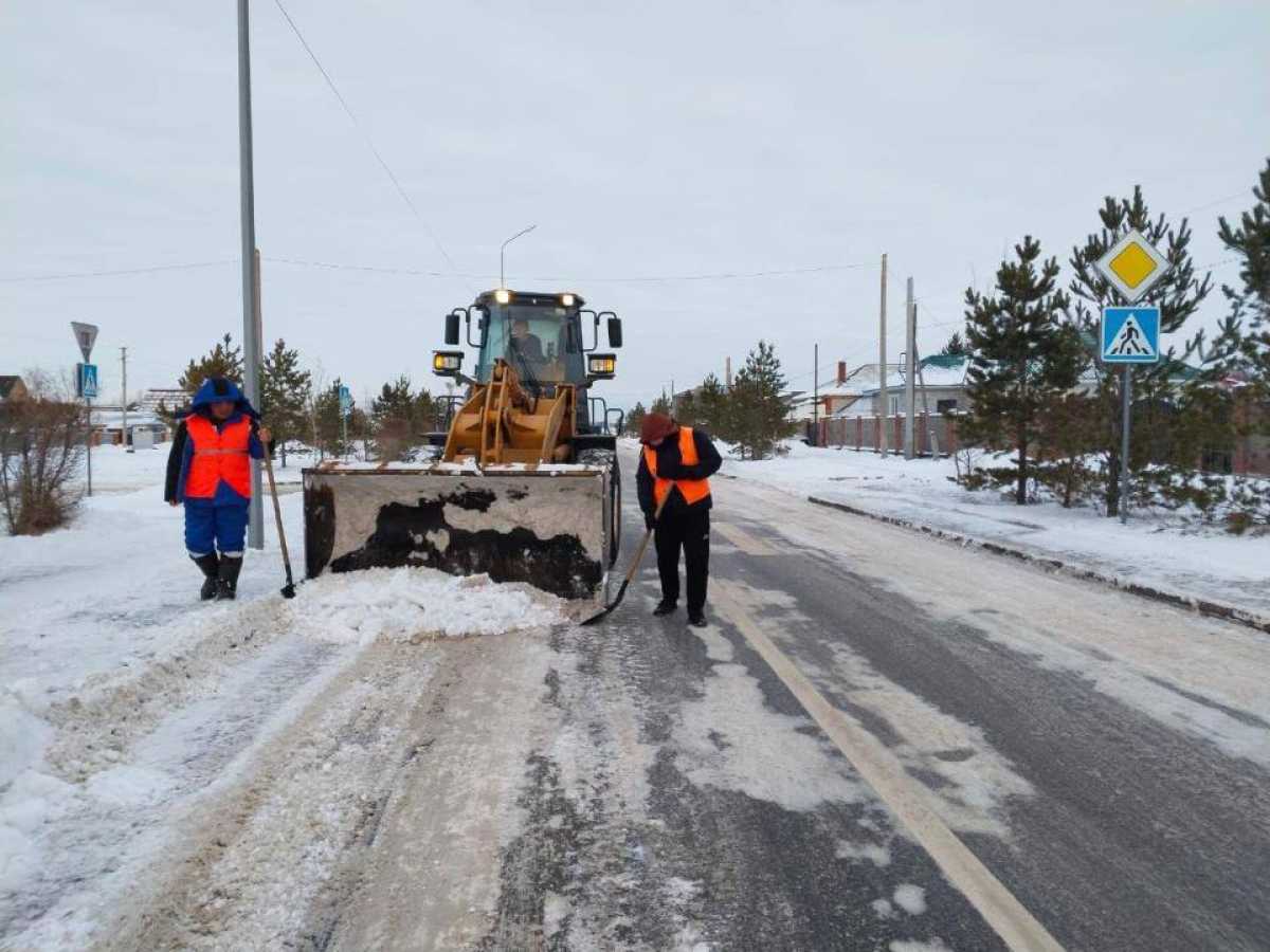 Қыс мезгілі басталғалы бері Астанадан екі млн текше метрден астам қар шығарылды