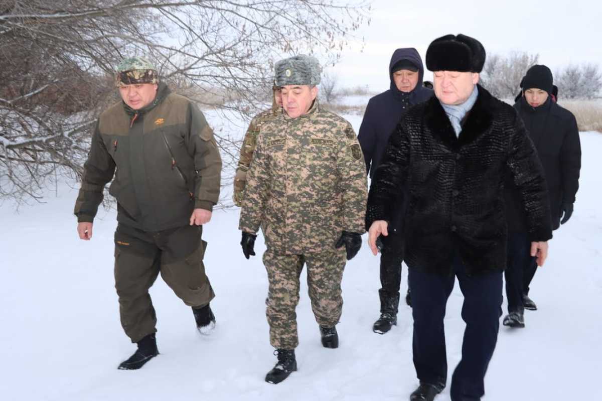 Облыс әкімі Тасқала ауылындағы су тасқынының алдын алу шараларымен танысты