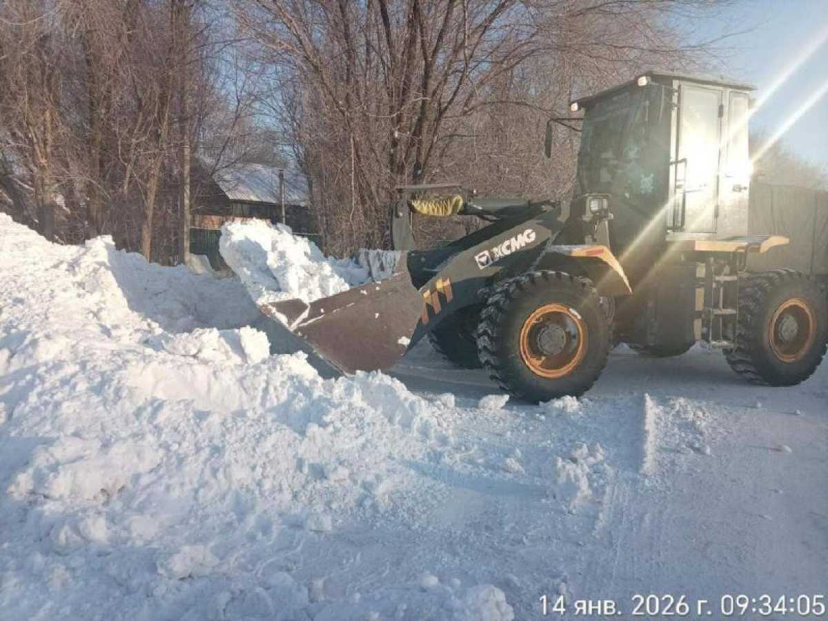 Астанадан бір түнде 70 мың текше метрге жуық қар шығарылды