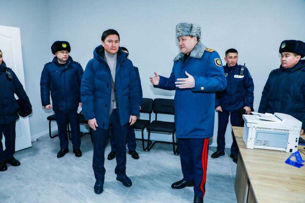 Елорданың Сарыарқа ауданында жаңа учаскелік полиция пункті ашылды