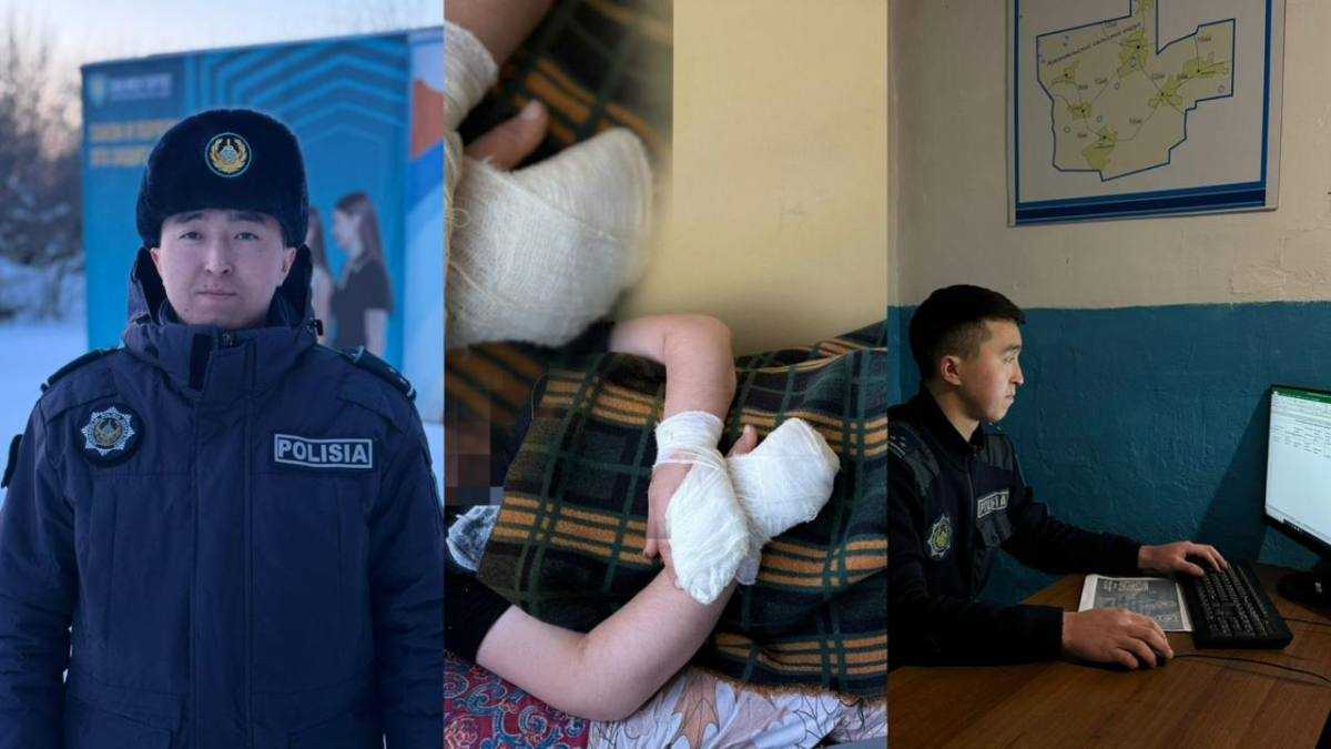 СҚО-да учаскелік инспектор аязда адасып кеткен азаматты құтқарды