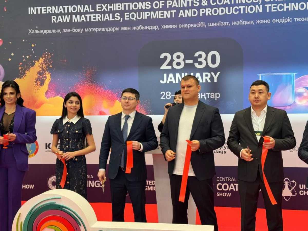 Астанада Central Asia Coatings Show 2026 және United Chemical Show 2026 халықаралық көрмелері өтуде