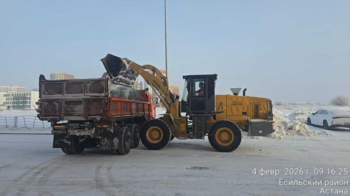 Астанада 3 мыңнан астам жол жұмысшысы мен 1 500-ден аса арнайы техника қар күреуге жұмылдырылды