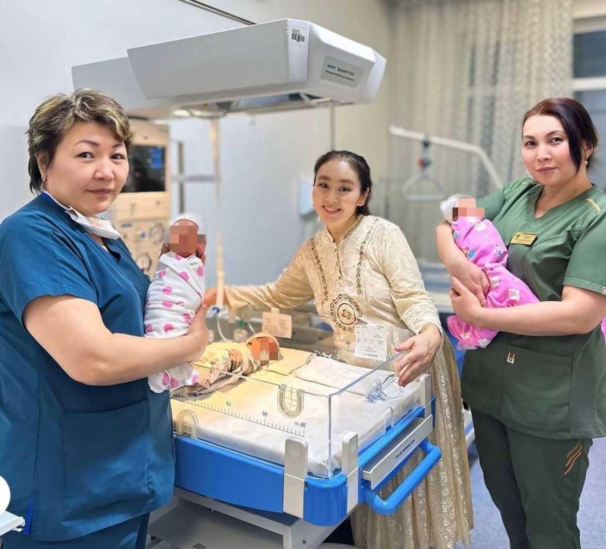 Алматыда үшем дүниеге келді