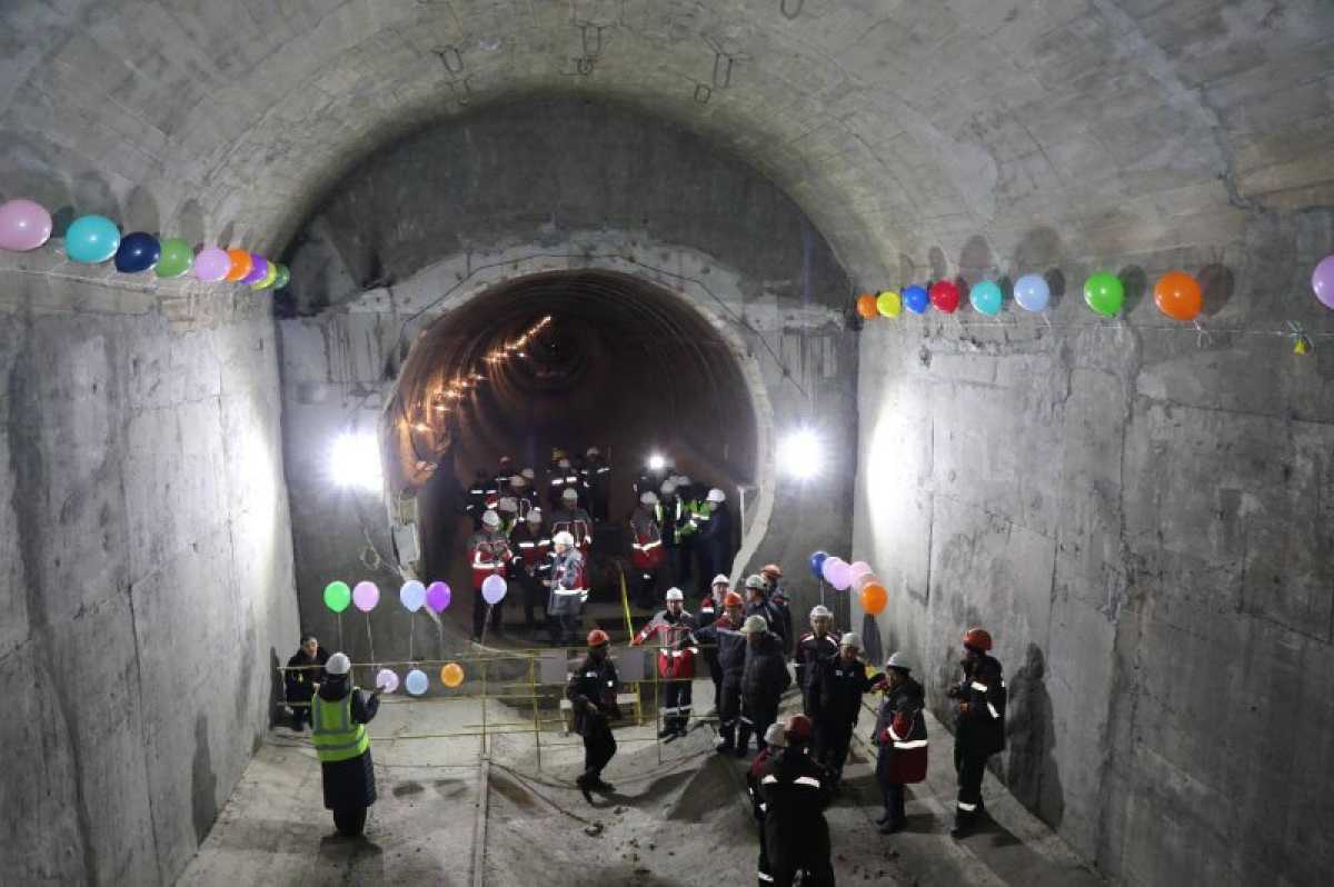 Алматыда метроның жаңа бекетіне дейінгі тоннель қазу жұмыстары аяқталды