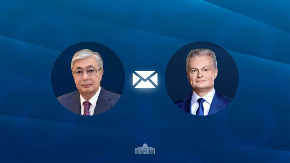 Мемлекет басшысы Литва Президентіне құттықтау жеделхатын жолдады