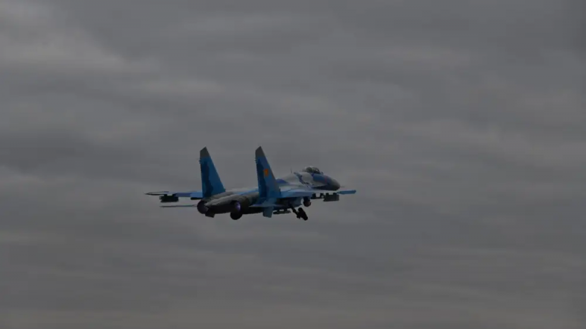 Қарағанды облысында Су-30СМ жойғыш ұшағы апатқа ұшырады