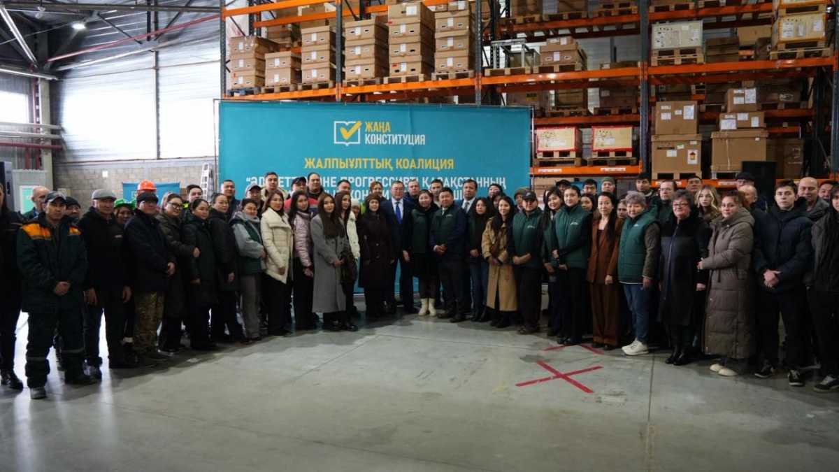 Алматы облысы әкімі Марат Сұлтанғазиев «ДАМУ» индустриялық-логистикалық орталығының ұжымымен кездесті