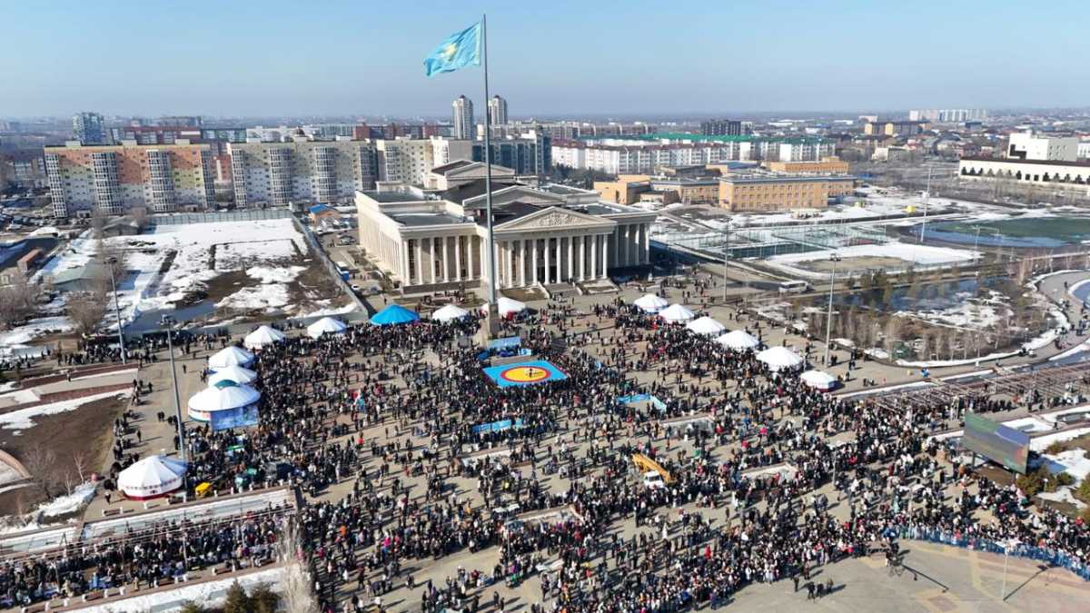 Оралда Наурыз мерекесіне 50 мыңнан астам адам жиналды