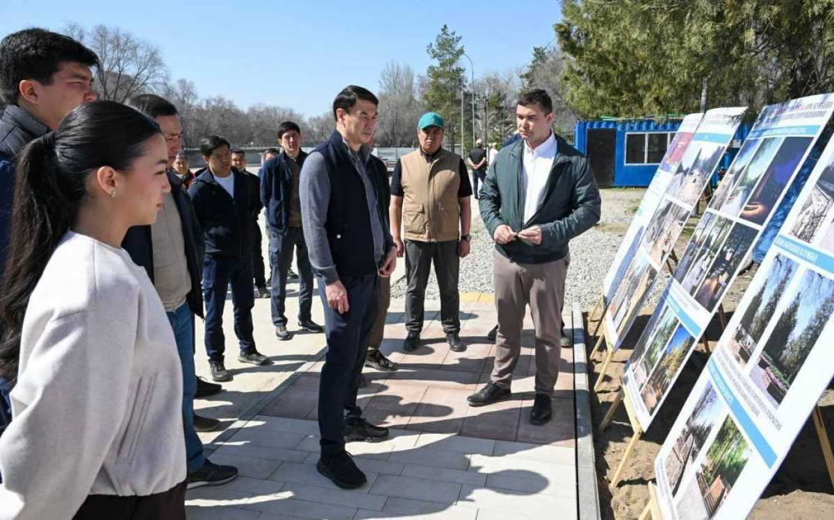 Алматыда инфрақұрылым мен жасыл аймақтарды жаңғырту күшейтілді