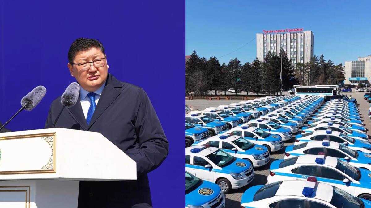 Абай облысында полицейлерге 137 қызметтік автокөлік табысталды