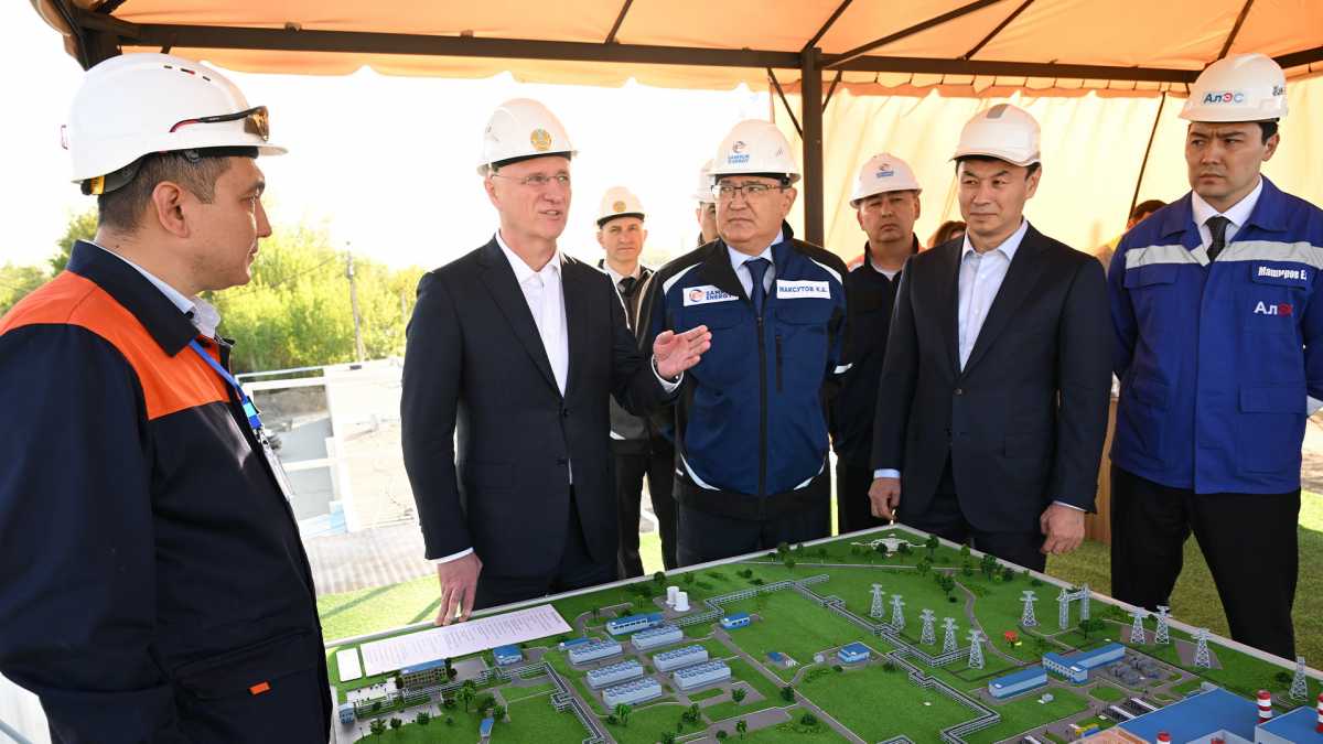 Роман Скляр Алматыдағы ЖЭО-2 мен ЖЭО-3 нысандарын жаңғырту барысымен танысты