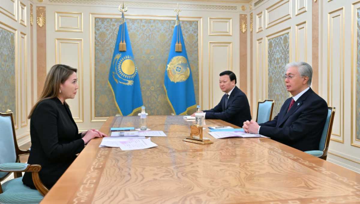 Президент «Қазақстан халқына» қоғамдық қорының басқарма төрағасы Ләззат Шыңғысбаеваны қабылдады