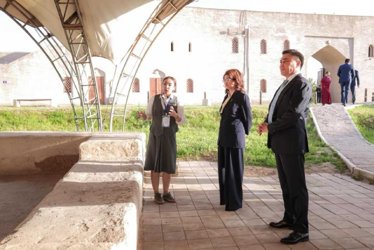 Аида Балаева жұмыс сапары барысында Шымкенттің туристік инфрақұрылымымен танысты