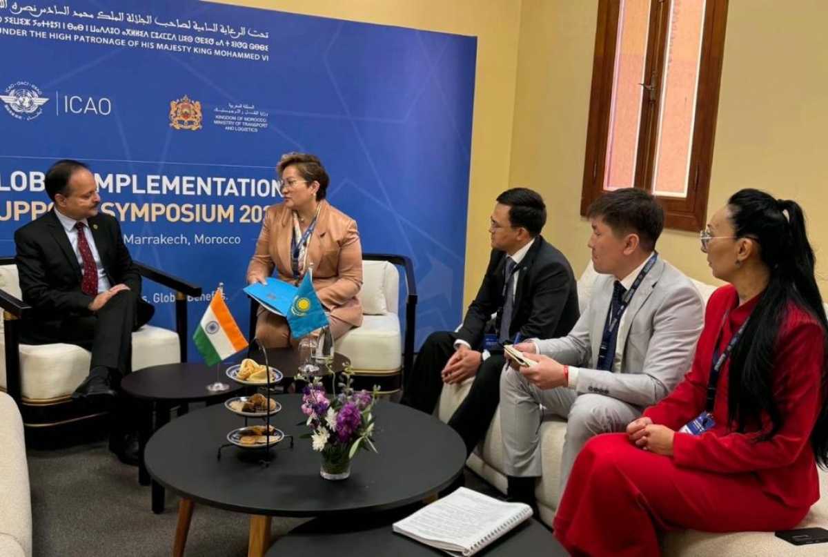 ICAO GISS-2026 аясында Үндістанмен әуе қатынасын дамыту мәселелері талқыланды