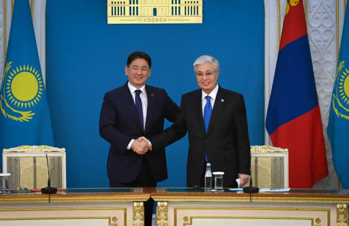 Қазақстан мен Моңғолия президенттері БАҚ өкілдеріне арналған брифинг өткізді