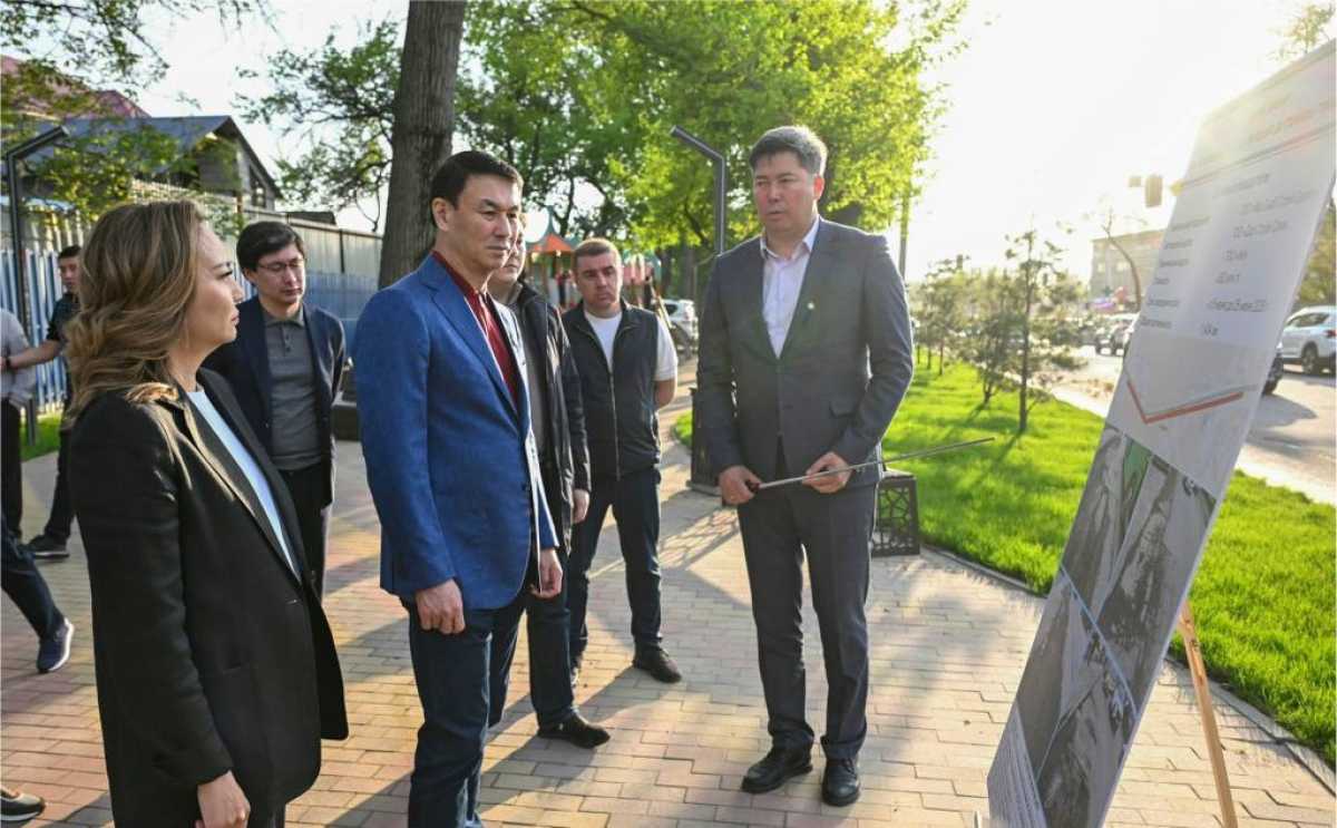 Алматы әкімі Наурызбай ауданындағы инфрақұрылым жобаларын тексерді