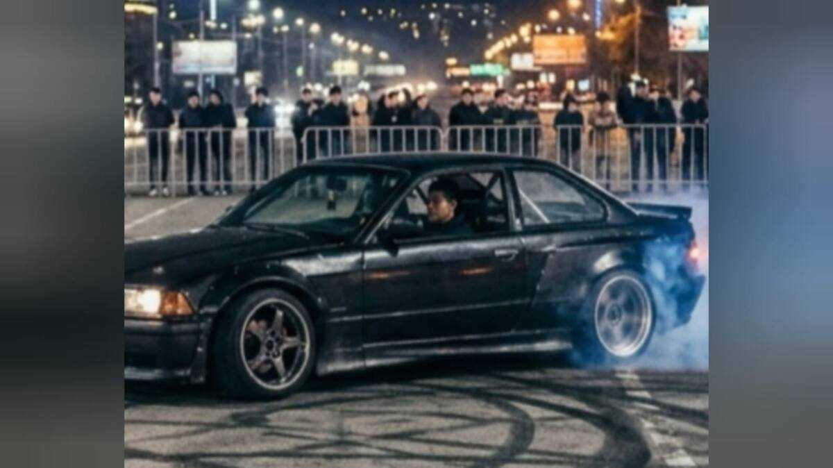 Алматыда дрифт жасаған жүргізуші қамауға алынды