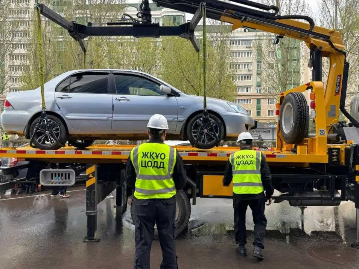 Астанада көліктерді эвакуациялау ақылы түрде жүргізіледі