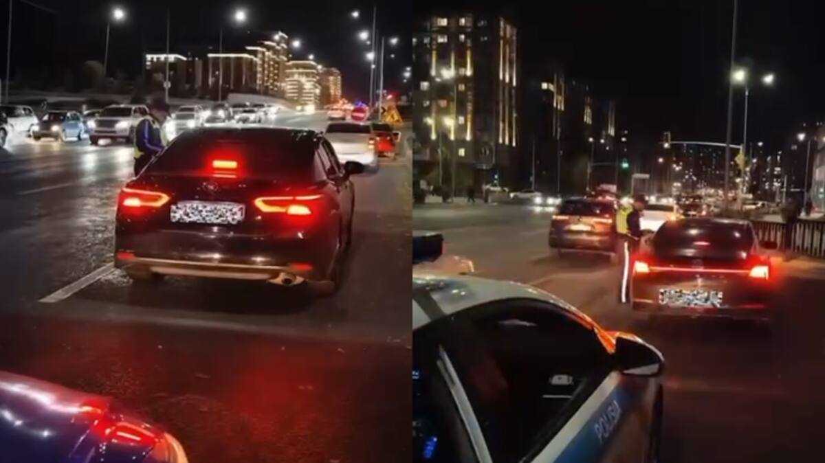 Елордада полиция қызметкерлері рейдтік шаралар жүргізуде