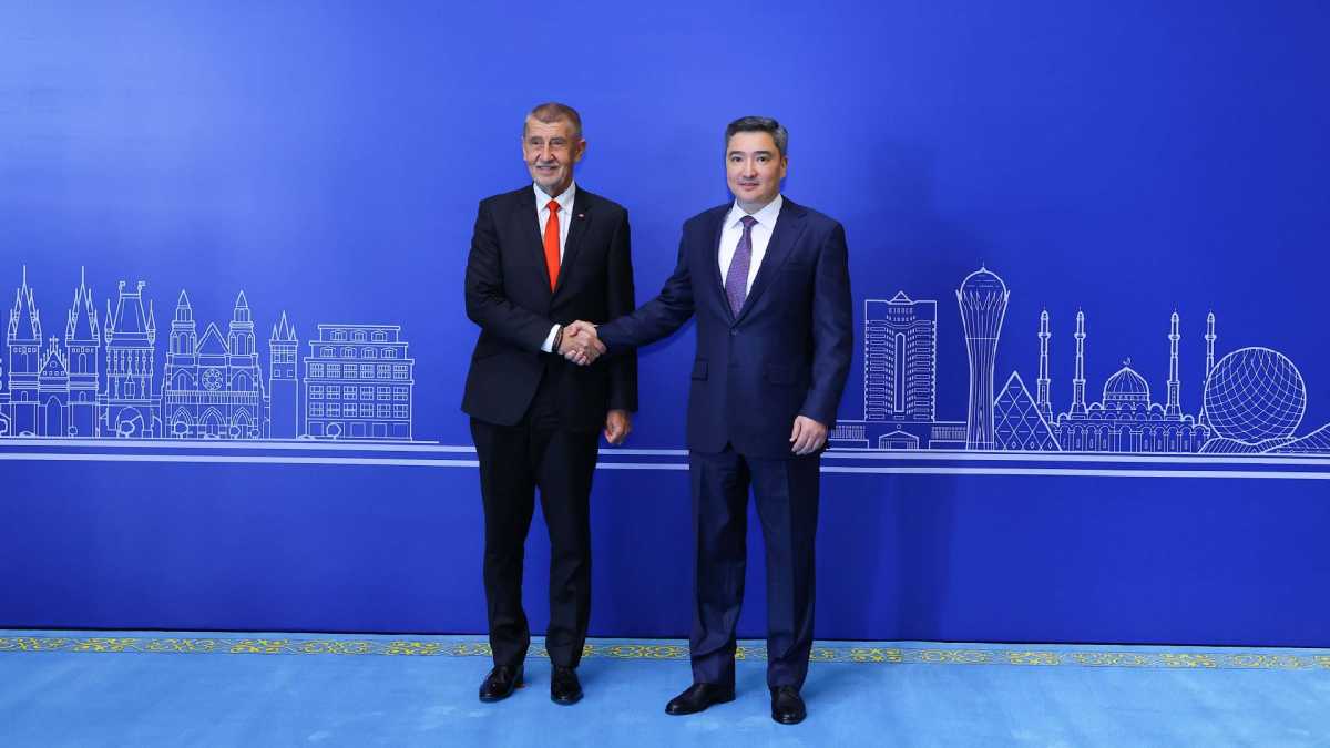 Олжас Бектенов Чехия Премьер-министрі Андрей Бабишпен екіжақты ынтымақтастықтың болашағын талқылады