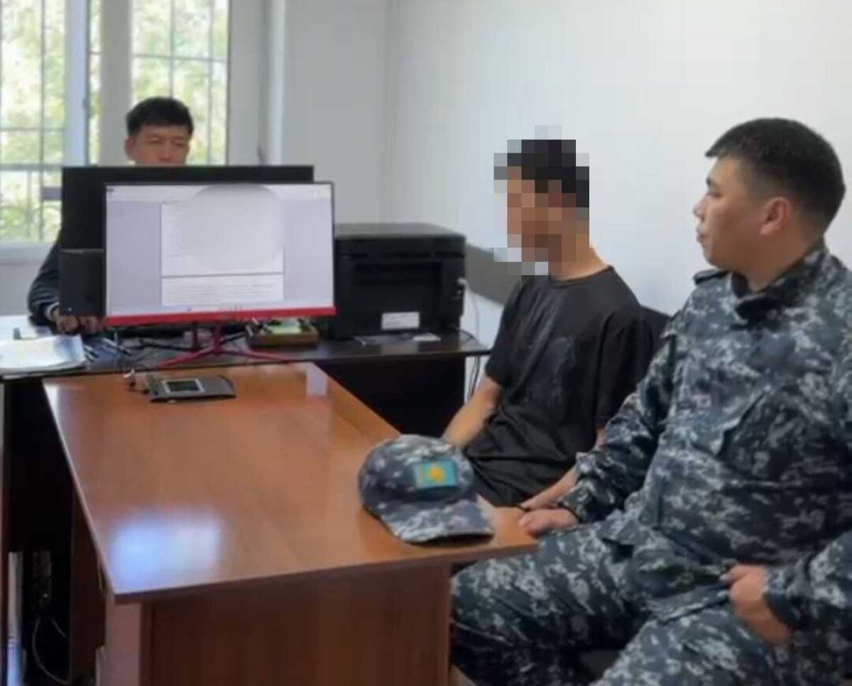 Түркістан облысында бейнебақылау камерасына түсіп қалған қылмыс 