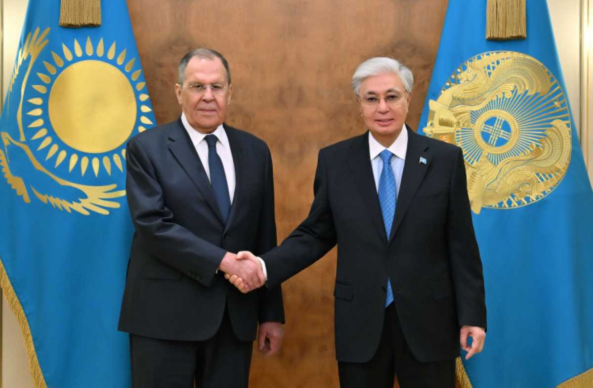 Мемлекет басшысы Ресей Федерациясының Сыртқы істер министрі Сергей Лавровты қабылдады