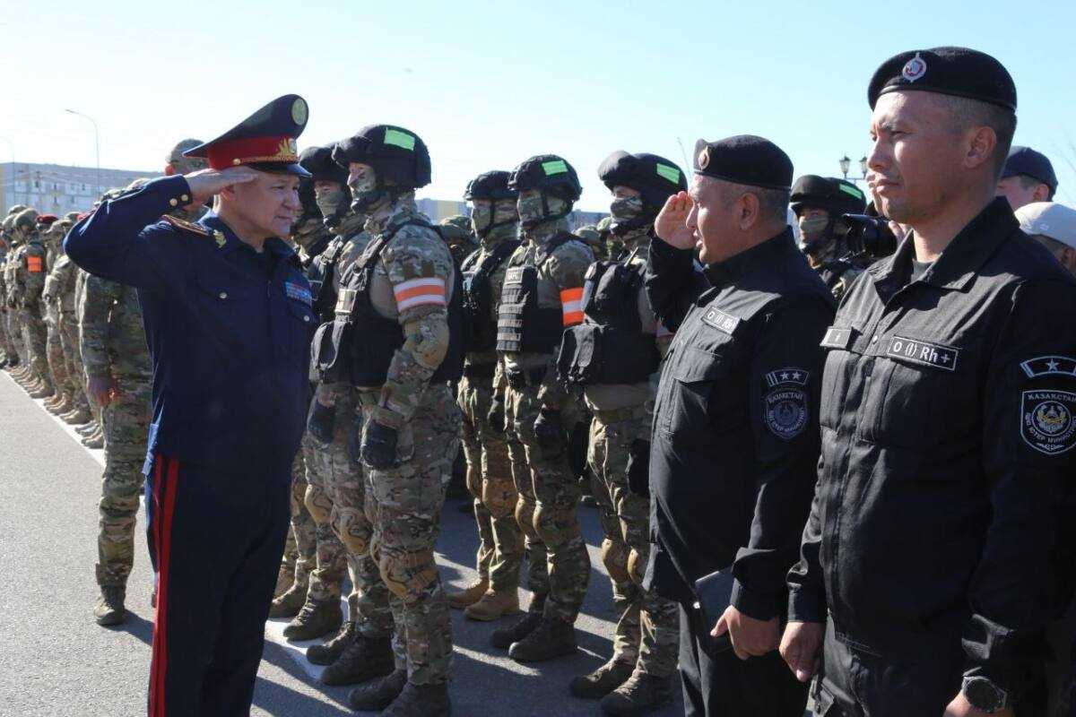 Түркістанда саммит қарсаңында күштік құрылымдардың дайындығы тексерілді