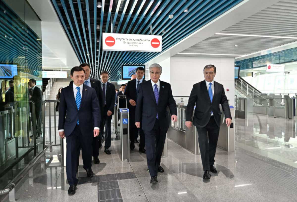 Мемлекет басшысы Astana LRT жүйесін іске қосу рәсіміне қатысты