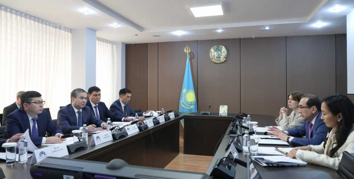 Ерсайын Нағаспаев Дүниежүзілік банктің тұрақты өкілі Андрей Михнёвпен Қазақстанның тау-кен секторын дамыту перспективаларын талқылады