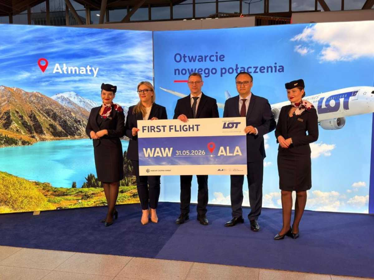 Қазақстан мен Польша әуе қатынасын кеңейтуде: Варшавада Алматыға жаңа тікелей рейстің тұсаукесері өтті