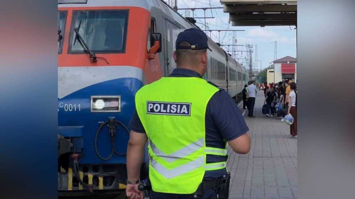 Теміржол вокзалында полиция талабына бағынбаған азамат жауапқа тартылды