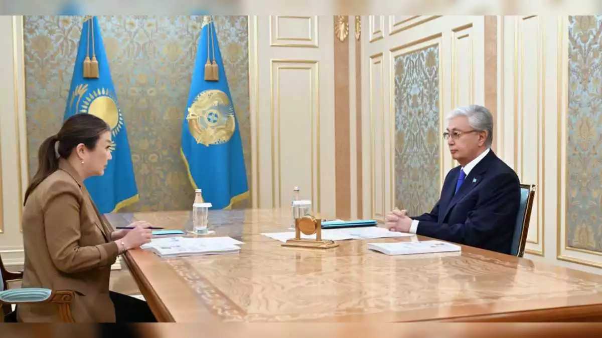 Мемлекет басшысы Бала құқықтары жөніндегі уәкіл Динара Зәкиеваны қабылдады
