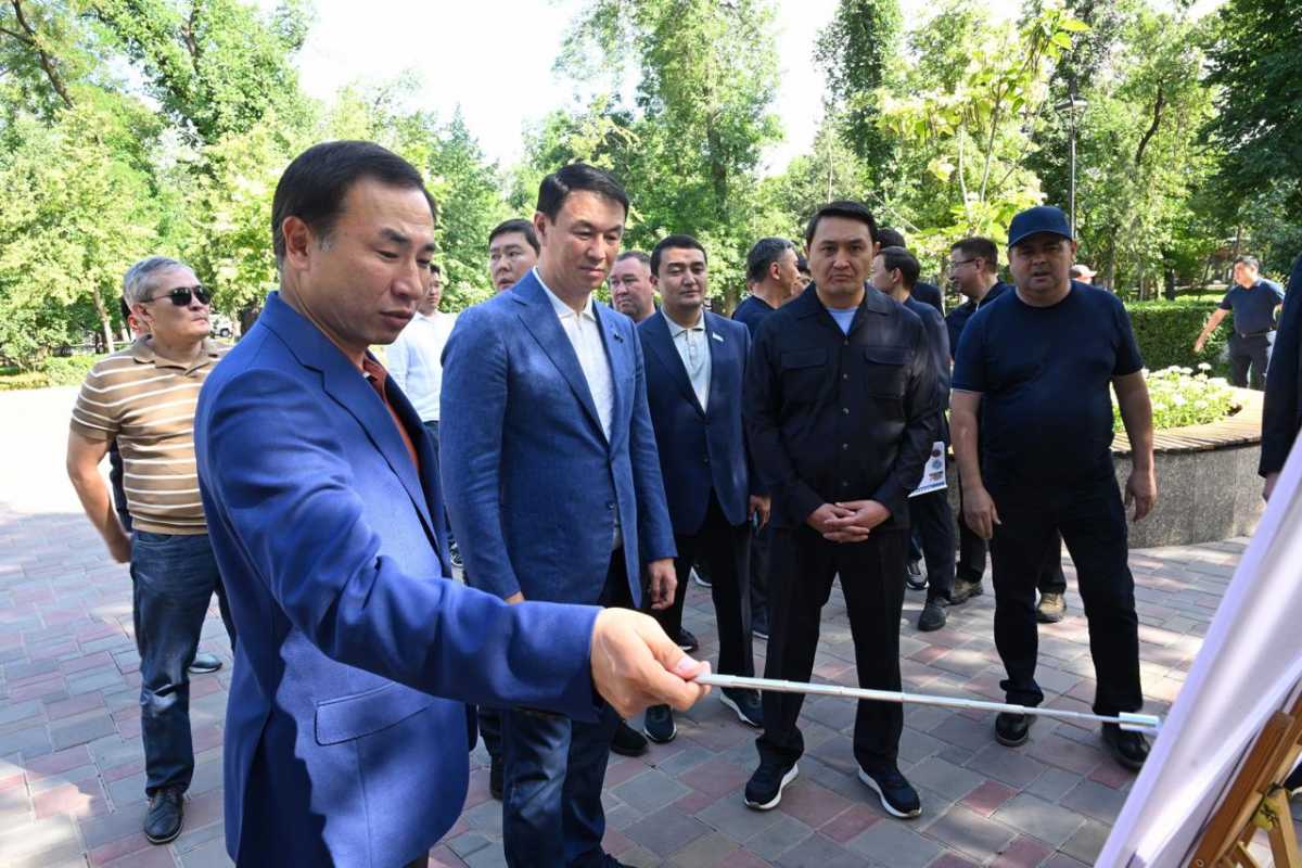Дархан Сатыбалды Түрксіб ауданындағы жол жөндеу және абаттандыру жұмыстарын тексерді