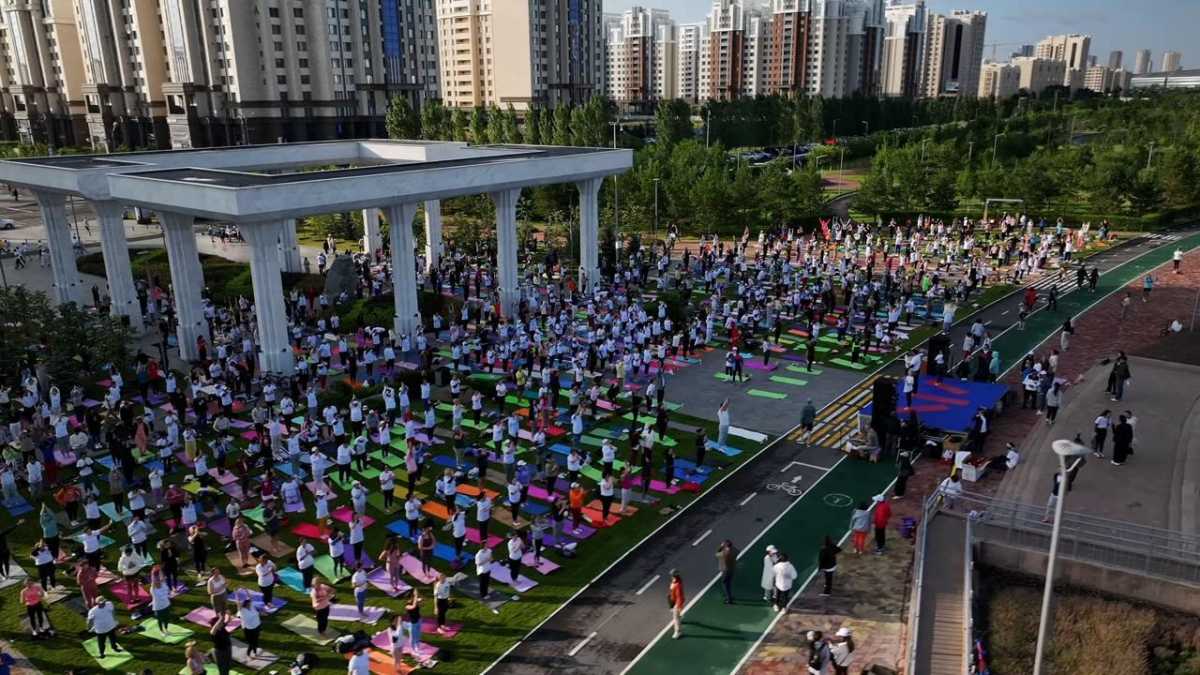 Астанада халықаралық йога күніне орай ауқымды іс-шара өтеді