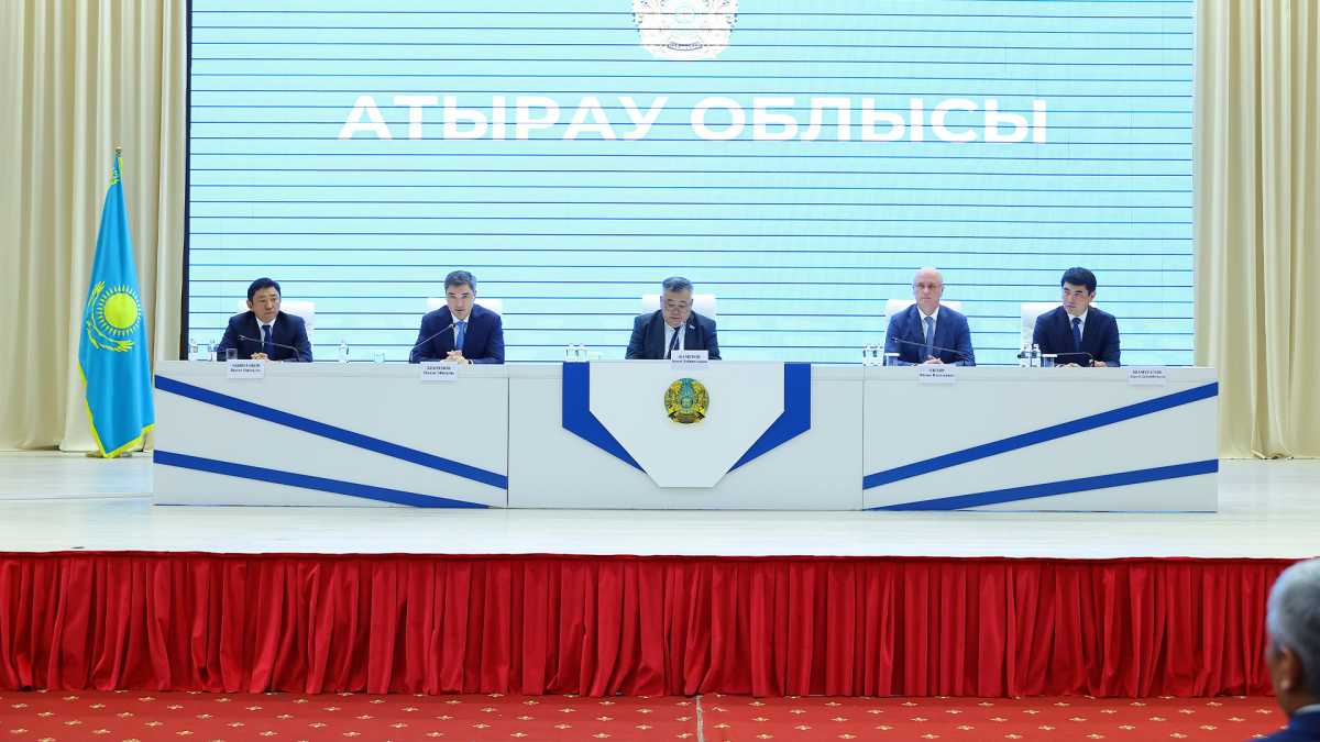 Олжас Бектенов пен Роман Скляр Атырау облысының активіне өңірдің жаңа әкімін таныстырды
