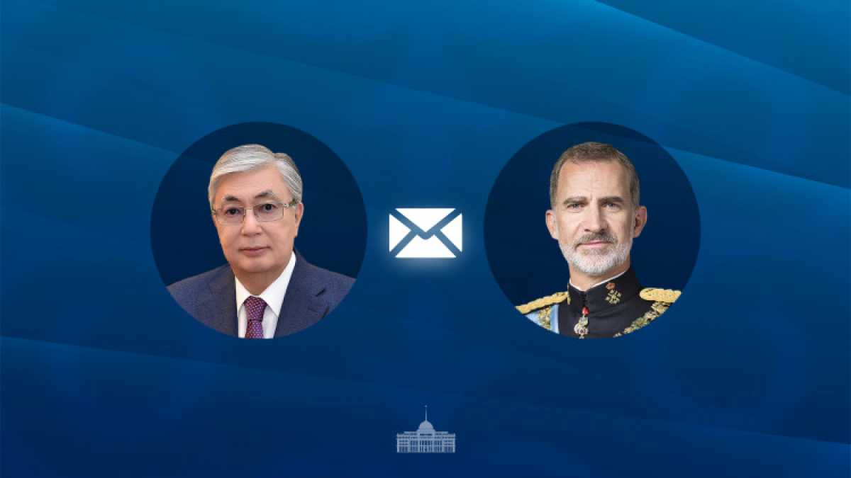Мемлекет басшысы Испания Королі VI Фелипеге құттықтау жеделхатын жолдады