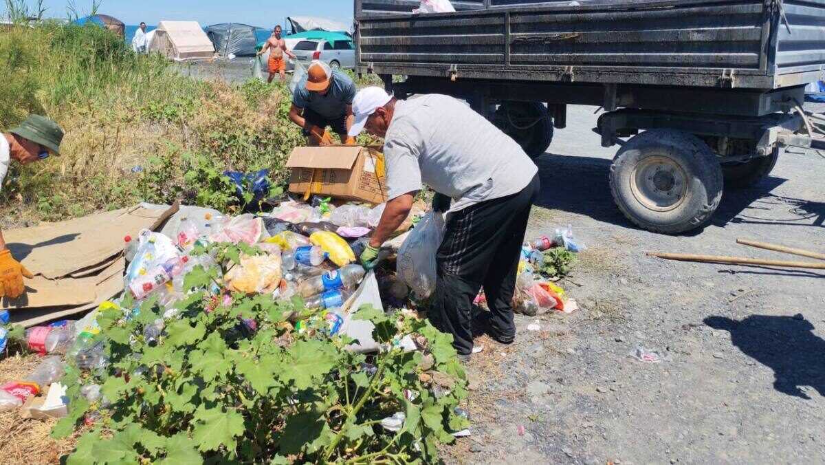 Алакөл жағалауында дронмен рейд жүргізілді
