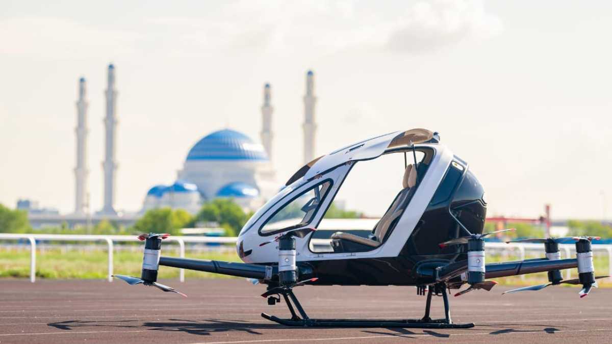 Астанада жолаушы мінген ұшқышсыз әуе кемесінің алғашқы демонстрациялық ұшуы өтті