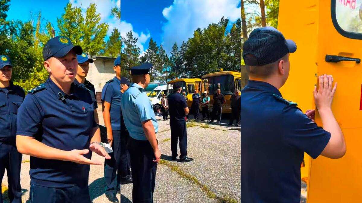 Павлодарда полиция жаңа оқу жылы қарсаңында мектеп автобустарын тексерді