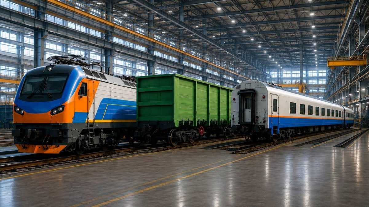 Қазақстанда теміржол машиналарын жасау саласы өнімдерін өндіру көлемі 7 есеге артты
