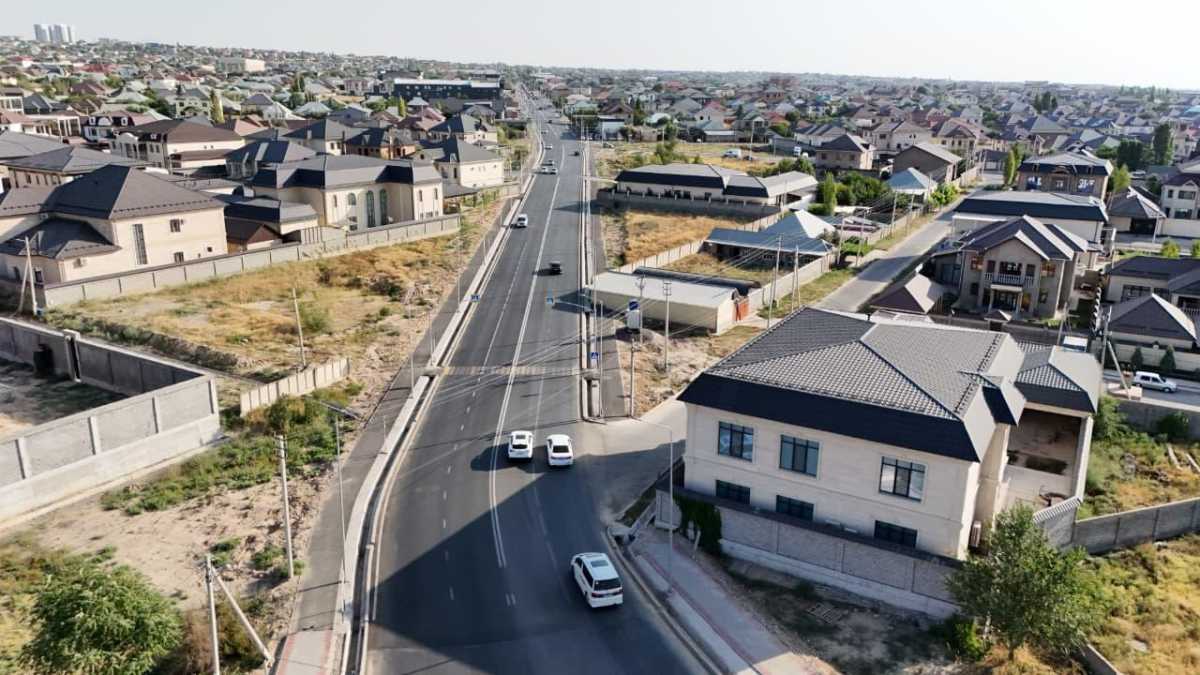 Шымкентте Қазиев көшесінің жалғасы пайдалануға берілді
