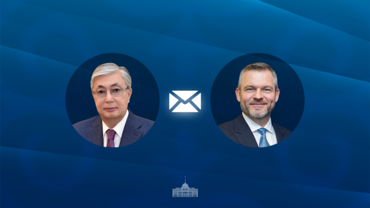Мемлекет басшысы Словакия Республикасының Президентіне құттықтау жеделхатын жолдады