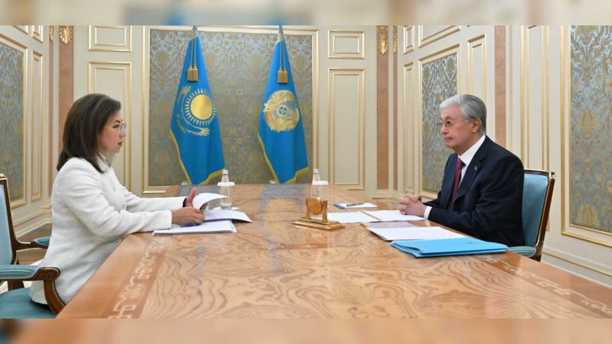 Президент Қаржы нарығын реттеу және дамыту агенттігінің төрағасы Мәдина Әбілқасымованы қабылдады