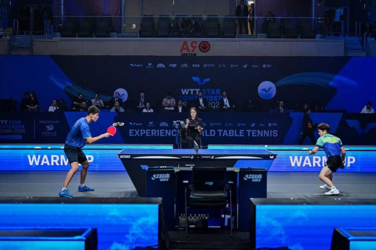Қазақстанда алғаш рет WTT Star Contender турнирі Астанада өтіп жатыр