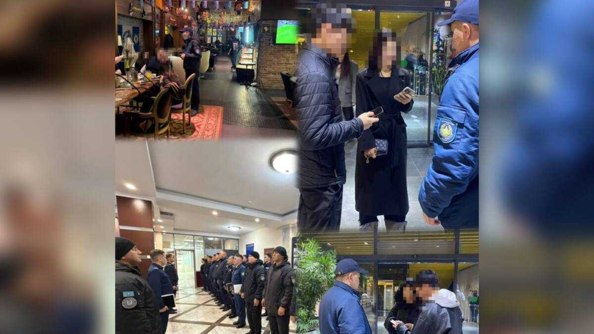 Астанада полиция ойын-сауық орындарында рейд жүргізді